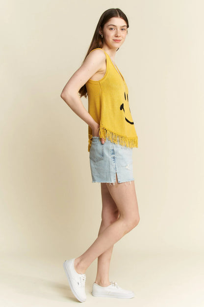 Jade By Jane Smiley Fringe Tank Top - Blu Lotus Boutique