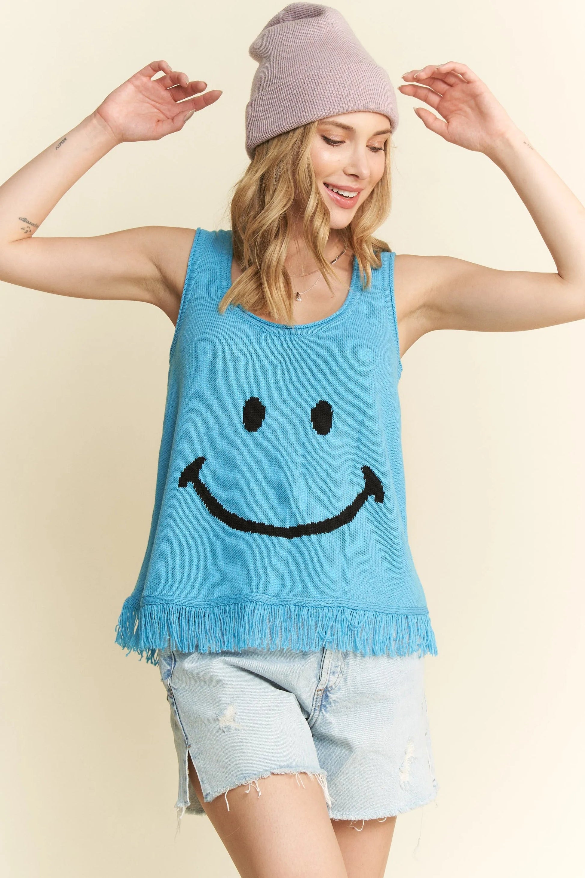 Jade By Jane Smiley Fringe Tank Top - Blu Lotus Boutique