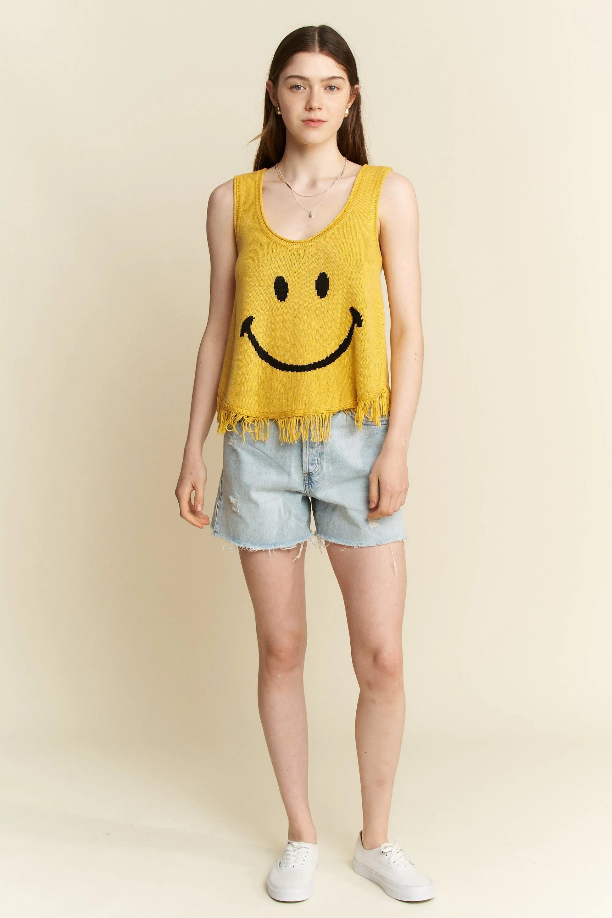 Jade By Jane Smiley Fringe Tank Top - Blu Lotus Boutique
