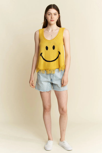 Jade By Jane Smiley Fringe Tank Top - Blu Lotus Boutique