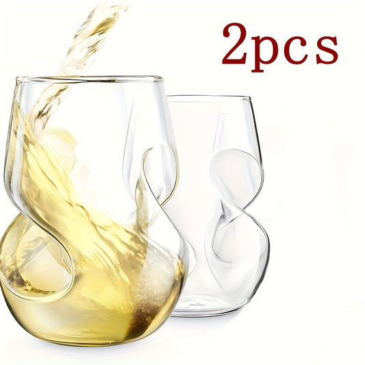 Japanese Twist Cocktail Glasses 2 4 or 6 Packs - Blu Lotus Boutique