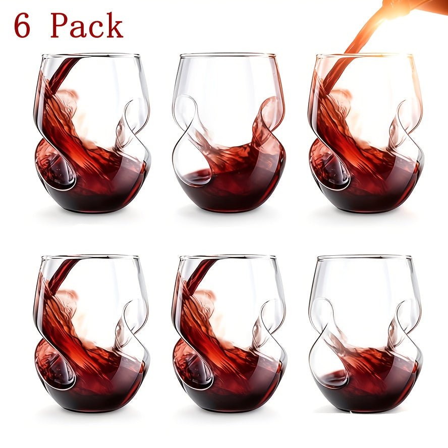 Japanese Twist Cocktail Glasses 2 4 or 6 Packs - Blu Lotus Boutique