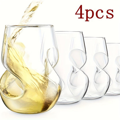 Japanese Twist Cocktail Glasses 2 4 or 6 Packs - Blu Lotus Boutique