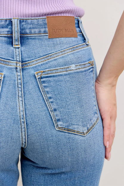 Judy Blue Full Size High Waist Straight Jeans Plus Size - Blu Lotus Boutique