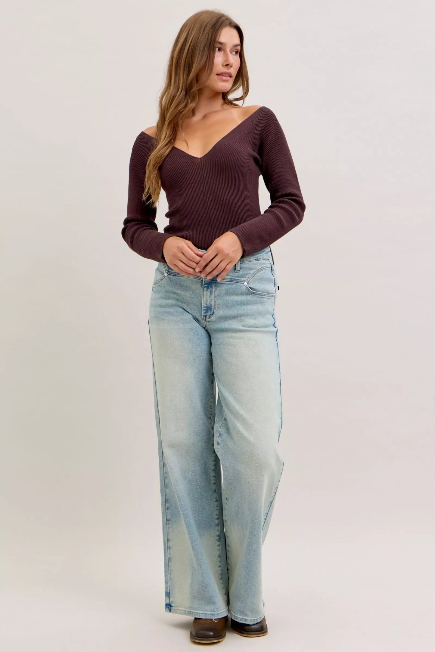 Judy Blue High Waist Column Straight Jeans - Blu Lotus Boutique