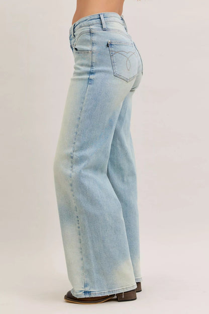 Judy Blue High Waist Column Straight Jeans - Blu Lotus Boutique