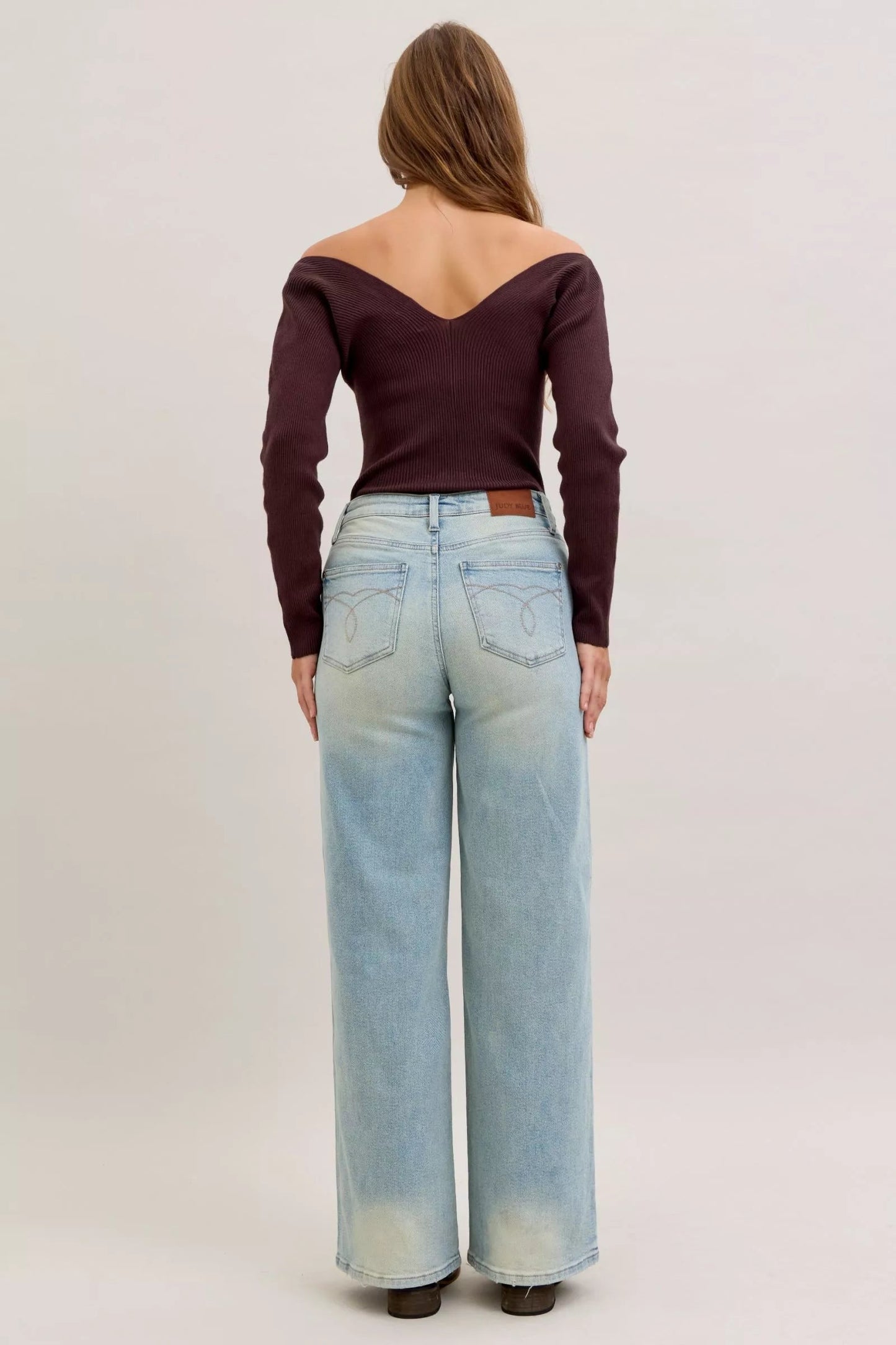 Judy Blue High Waist Column Straight Jeans - Blu Lotus Boutique
