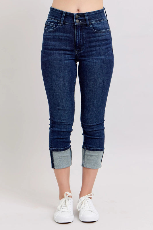 Judy Blue High - Waist Double Waist Band Skinny Jeans - Blu Lotus Boutique