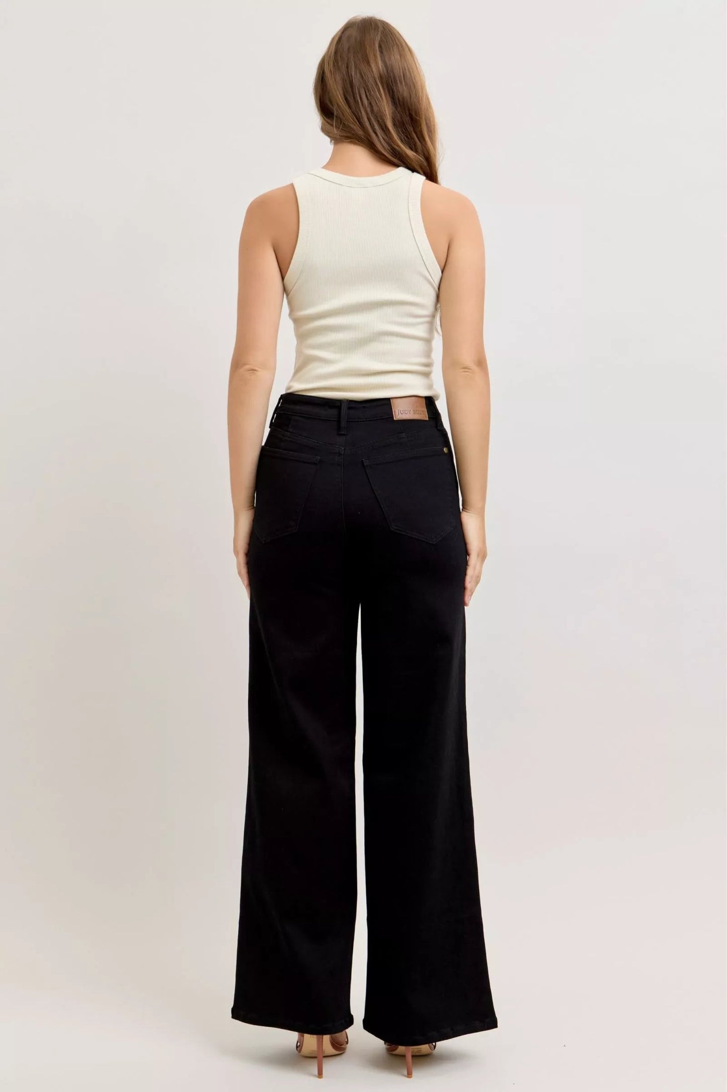 Judy Blue High - Waisted Wide Leg Jeans - Blu Lotus Boutique