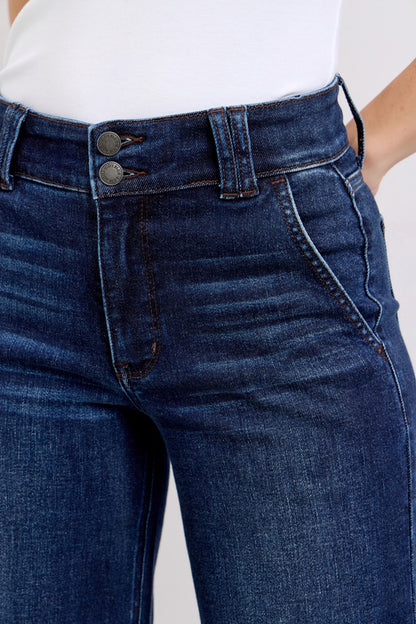 Judy Blue High - Waisted Wide Leg Jeans - Blu Lotus Boutique