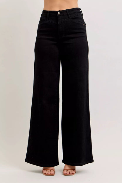 Judy Blue High - Waisted Wide Leg Jeans - Blu Lotus Boutique