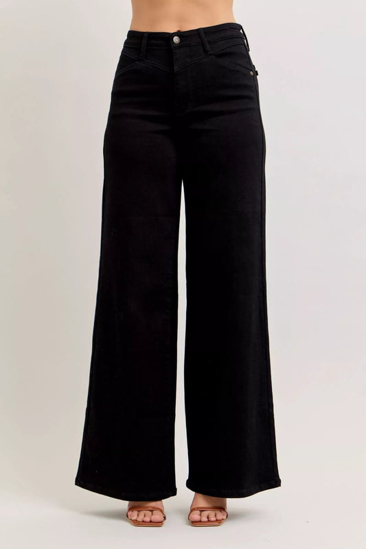 Judy Blue High - Waisted Wide Leg Jeans - Blu Lotus Boutique