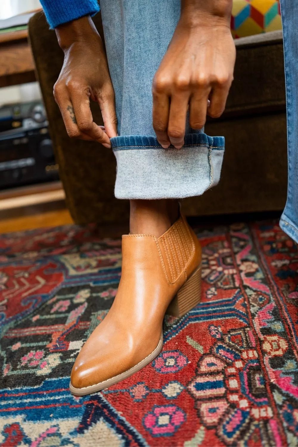 Judy Blue Mid Rise Thermal Bootcut Jeans - Blu Lotus Boutique