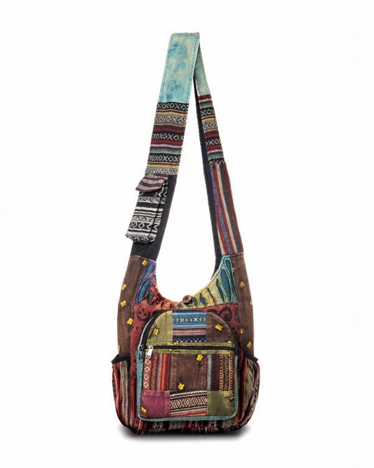 Kathmandu Collection Bee Hobo Bag - Blu Lotus Boutique