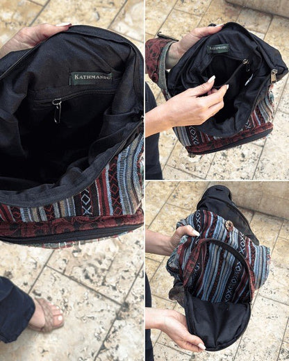 Kathmandu Collection Bee Hobo Bag - Blu Lotus Boutique