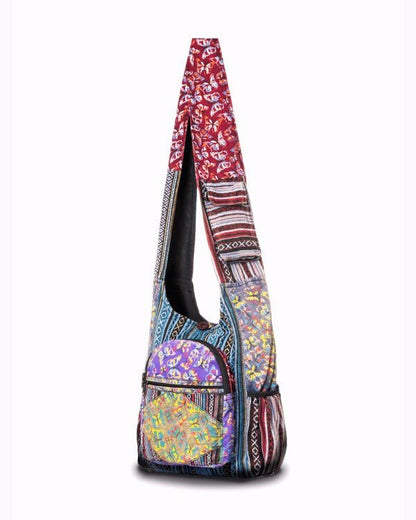Kathmandu Collection Butterfly Design Hobo Bag - Blu Lotus Boutique