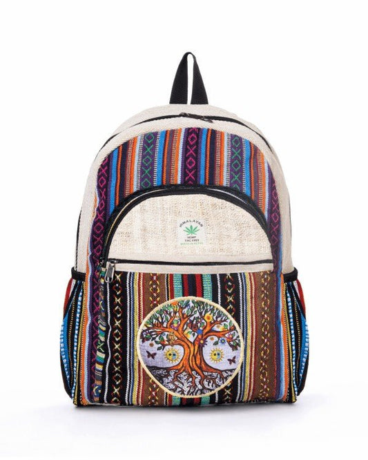 Kathmandu Collection Handmade Tree Hemp Backpack - Blu Lotus Boutique