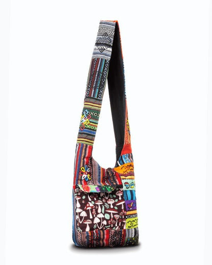 Kathmandu Collection Tribal Stripe Hobo Bag - Blu Lotus Boutique