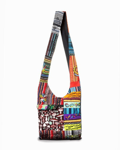 Kathmandu Collection Tribal Stripe Hobo Bag - Blu Lotus Boutique