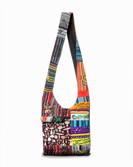 Kathmandu Collection Tribal Stripe Hobo Bag - Blu Lotus Boutique