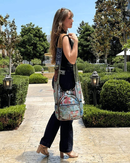 Kathmandu Collection Vintage Patchwork Hobo Bag - Blu Lotus Boutique