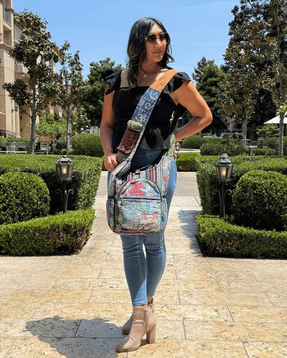 Kathmandu Collection Vintage Patchwork Hobo Bag - Blu Lotus Boutique