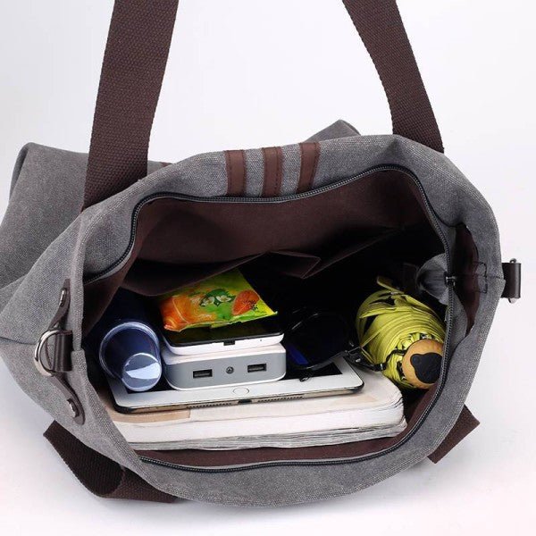 Kelly Canvas Tote - Blu Lotus Boutique