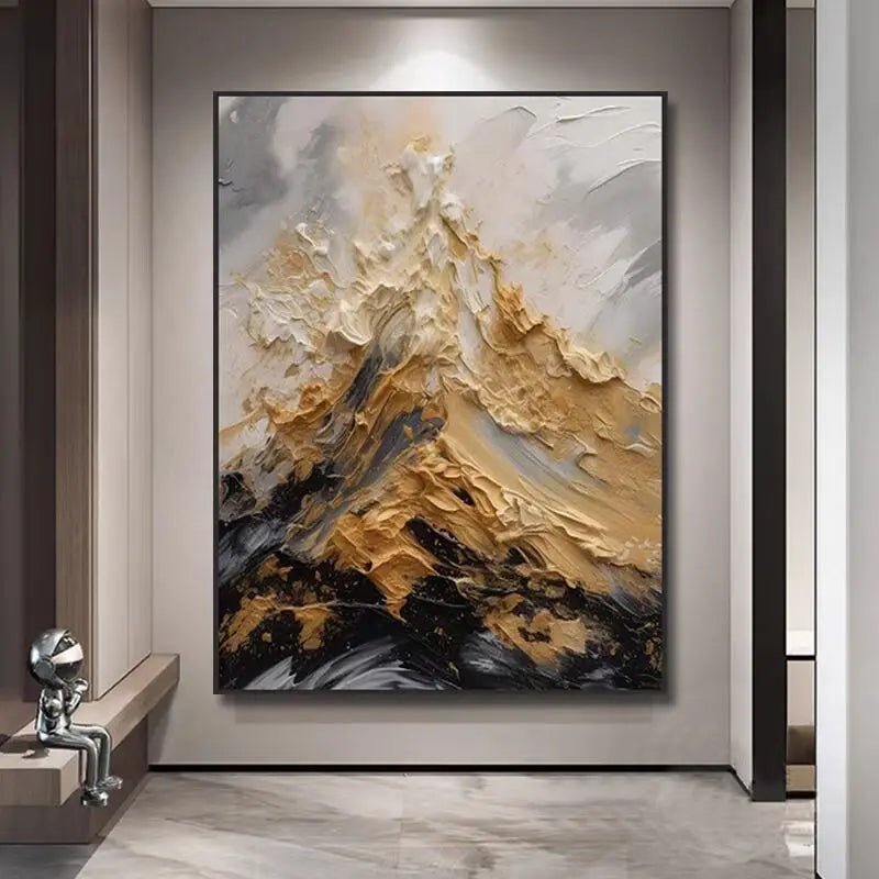 Large Size Group 1 Pcs Hand Painted Abstract Oil Painting on Canvas Wall Picture Art Living Room Home 1 Panel Wall Art Decor(No Frame) - Blu Lotus Boutique