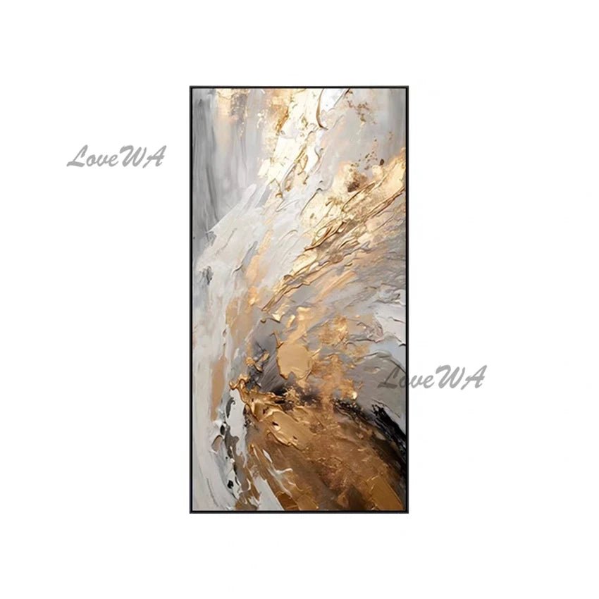Large Size Group 1 Pcs Hand Painted Abstract Oil Painting on Canvas Wall Picture Art Living Room Home 1 Panel Wall Art Decor(No Frame) - Blu Lotus Boutique