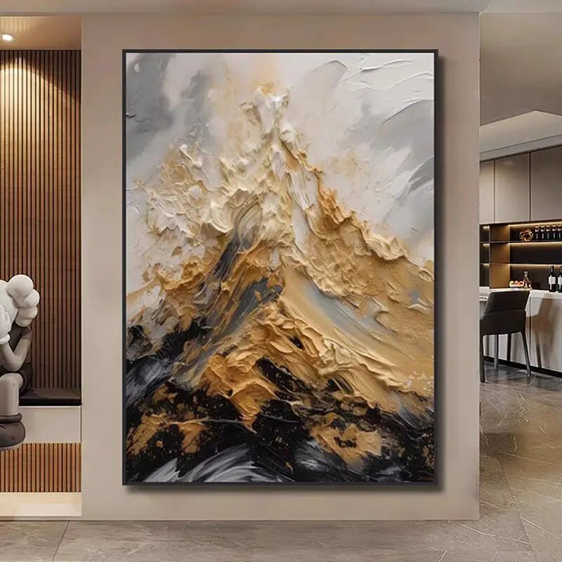 Large Size Group 1 Pcs Hand Painted Abstract Oil Painting on Canvas Wall Picture Art Living Room Home 1 Panel Wall Art Decor(No Frame) - Blu Lotus Boutique