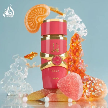 Lattafa Yara Candy Eau de Parfum Spray for Women 100ml Original Arab Perfumes Lasting Floral Fruity Fragrance Pheromone Perfume - Blu Lotus Boutique