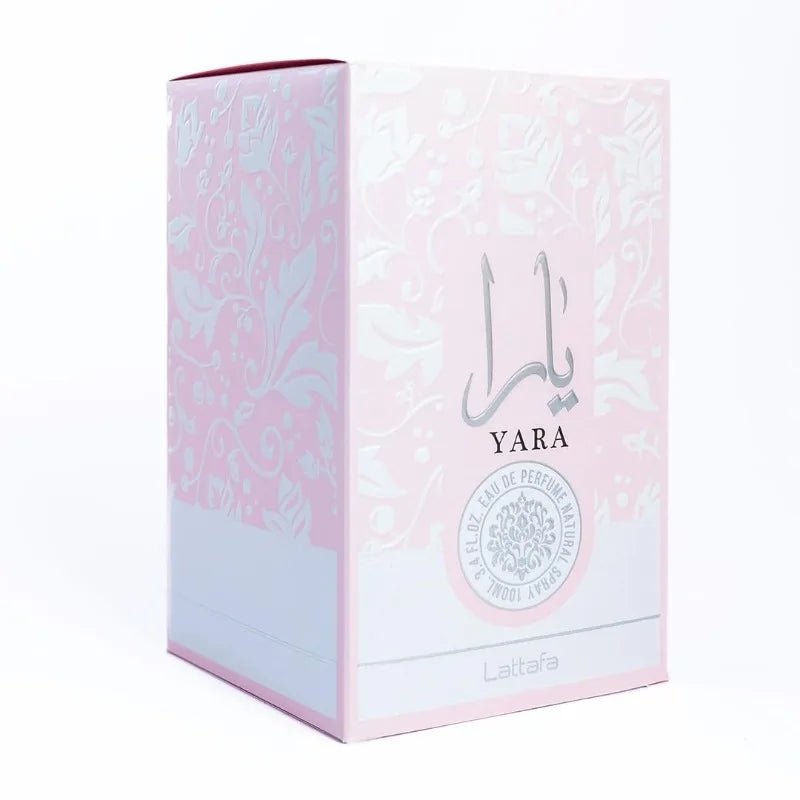 Lattafa Yara Vanilla Gourmand Fruity Floral Eau De Parfum Long - Lasting Fragrance for Women 3.40 Ounce 100 Ml - Blu Lotus Boutique