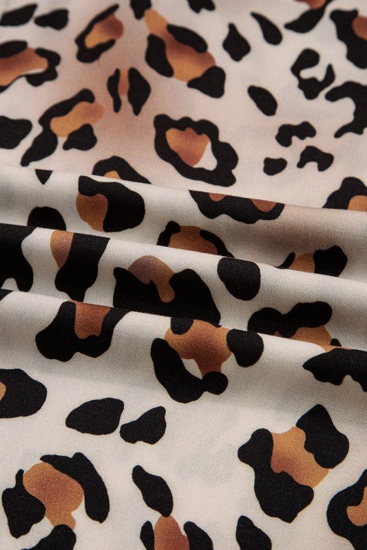 Leopard Colorblock Stripe Edge Shirt and Pants Paj - Blu Lotus Boutique