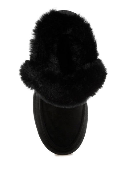 Linka Pin Buckle Detail Snow Boots - Blu Lotus Boutique