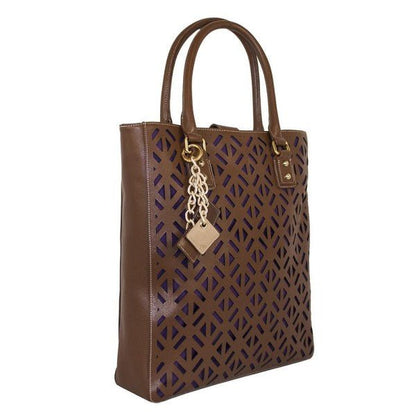 Luminous Leather Bag - Chocolate - Blu Lotus Boutique