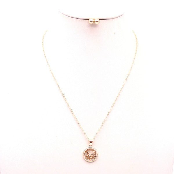 MAMA PENDANT NECKLACE SET - Blu Lotus Boutique