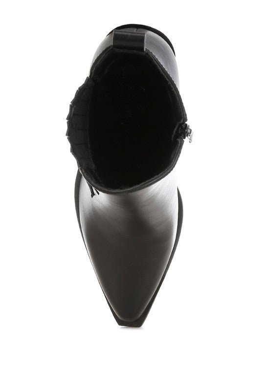 Melt Down Glitter Star Detail Chelsea Boots - Blu Lotus Boutique