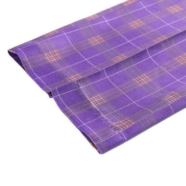 Mens 3 Piece Violet Plaid 2 Button Suit Set - Blu Lotus Boutique