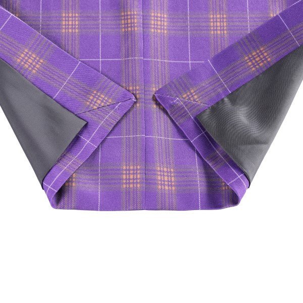 Mens 3 Piece Violet Plaid 2 Button Suit Set - Blu Lotus Boutique