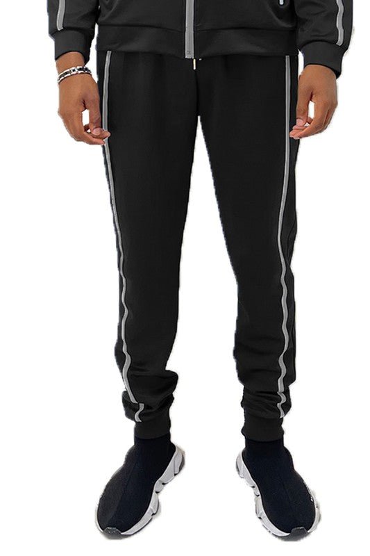 Mens Active Wear Running Track Pant Joggers - Blu Lotus Boutique