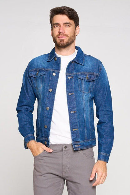 Men's Denim Jacket - Blu Lotus Boutique