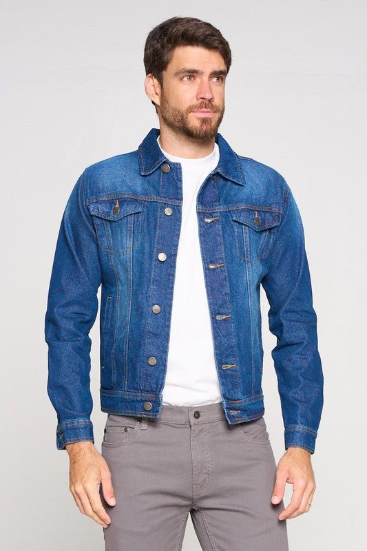 Men's Denim Jacket - Blu Lotus Boutique