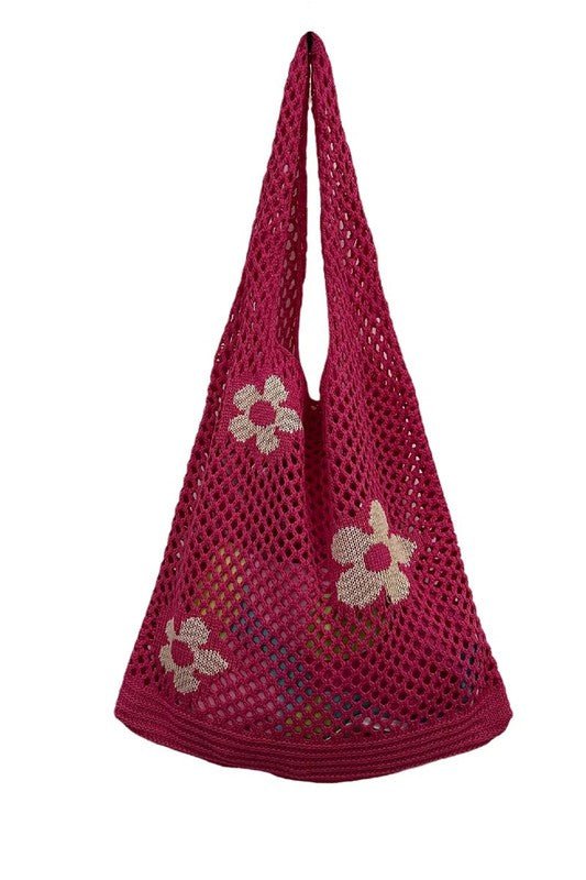 Mesh Shoulder Bag - Blu Lotus Boutique