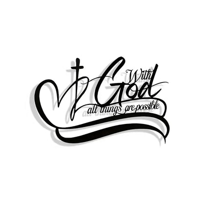 Metal Wall Art Modern Letter Silhouette Sign Sculptures Hanging Decoration for Bedroom Living Room Luxury Presents Wall Accents - Blu Lotus Boutique