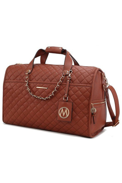 MKF Lexie Vegan Leather Women Duffle by Mia K - Blu Lotus Boutique