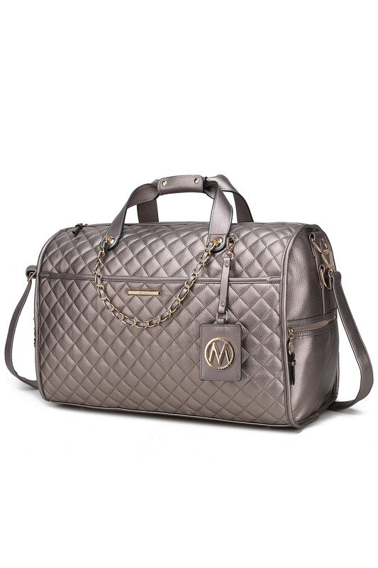 MKF Lexie Vegan Leather Women Duffle by Mia K - Blu Lotus Boutique