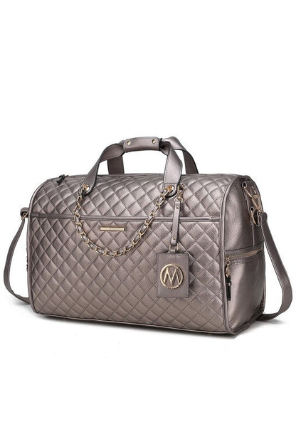 MKF Lexie Vegan Leather Women Duffle by Mia K - Blu Lotus Boutique