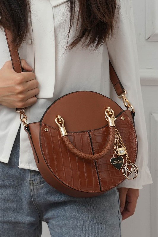 MKF Nobella Croco Crossbody by Mia K - Blu Lotus Boutique
