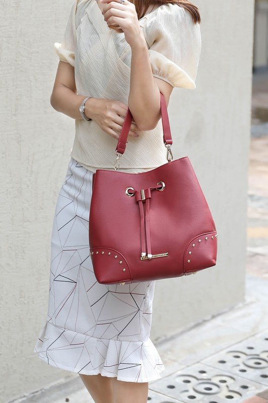 MKF Solid Bella Bucket - Blu Lotus Boutique