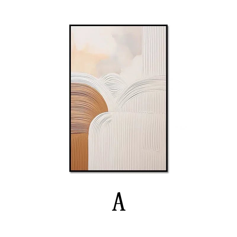 Modern New Paintings Art Pure Handmade Abstract Textured 3D Lines Oil Painting Home Wall Showpieces Thick Acrylic Art On Canvas - Blu Lotus Boutique